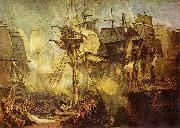 Joseph Mallord William Turner Die Schlacht bei Trafalgar, von den Steuerbordbesanwanten der Victory aus gesehen Germany oil painting artist